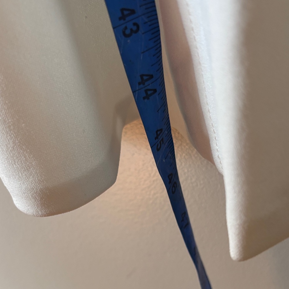 Calvin Klein white cap sleeve  Belted Midi Dress sz 4 NWT - Picture 7 of 7